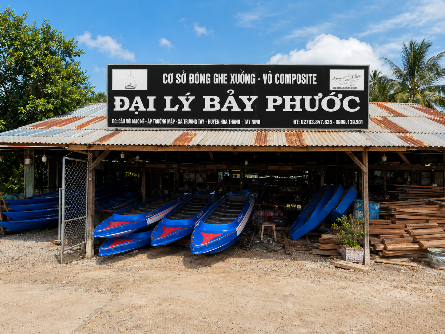 Bảy Phước Tàu Thuyền - Ghe xuồng composite, ghe gỗ theo yêu cầu - ảnh lớn đầu trang